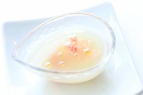 冬瓜の冷製スープ~ズワイガニ、ミニトマトマリネ~