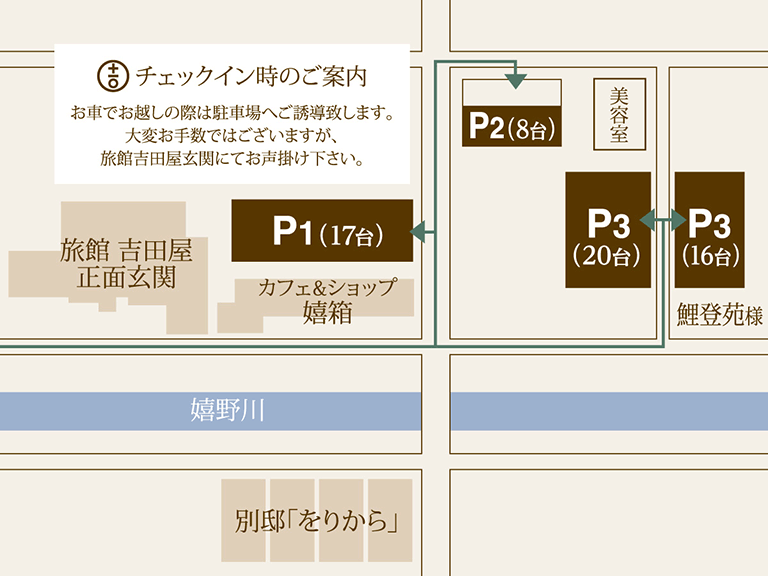 駐車場のご案内