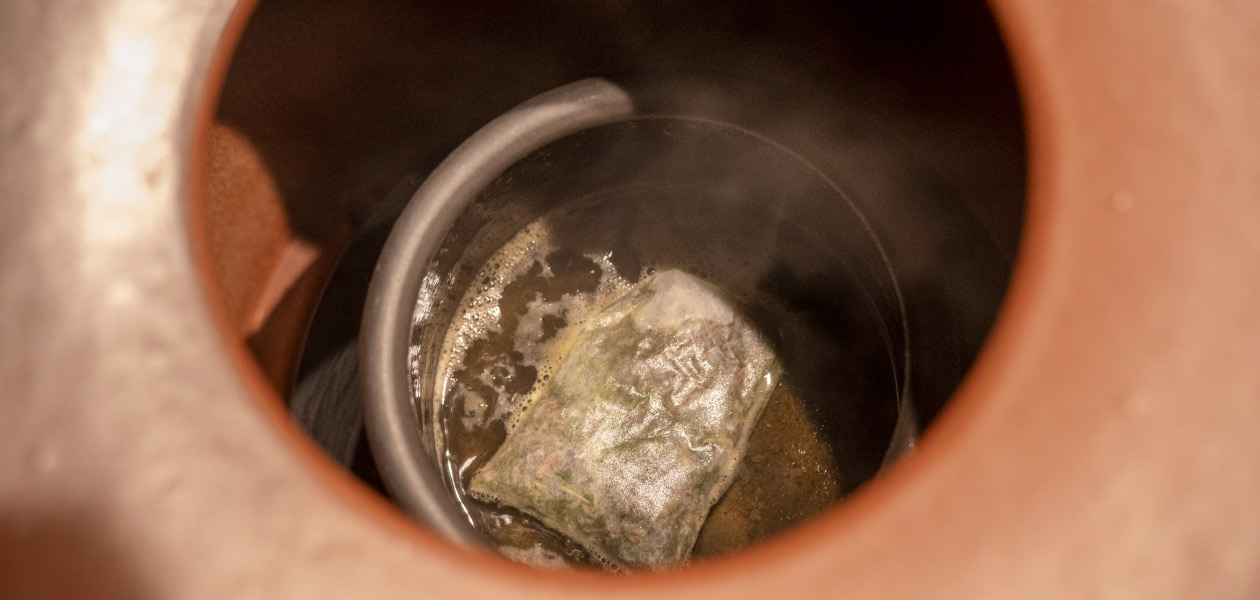 温泉お茶蒸し