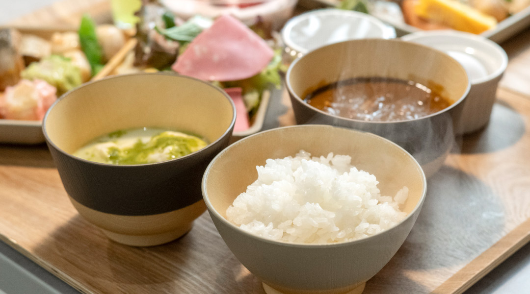 朝食ビュッフェ
